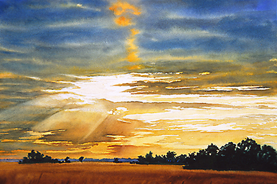 Affinity, watercolor by John Hulsey